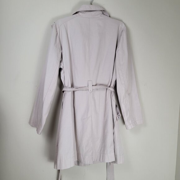 MICHAEL Michael Kors Double Breasted Trench Coat Classic Designer Outerwear - Picture 3 of 13
